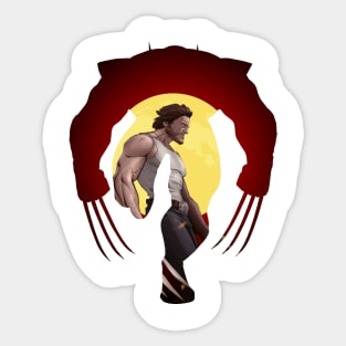 Red Logan Sticker